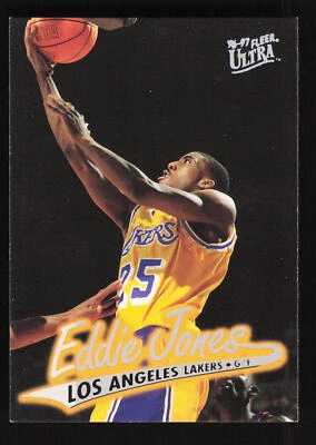 1996-97 Ultra #54 Eddie Jones - Los Angeles Lakers - Image 1 of 2