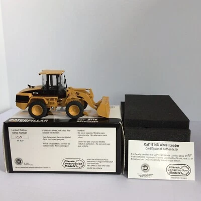 CCM Caterpillar Cat 914G Wheel Loader 1:48 Brass MIB w/ COA Vintage - Image 1 of 4