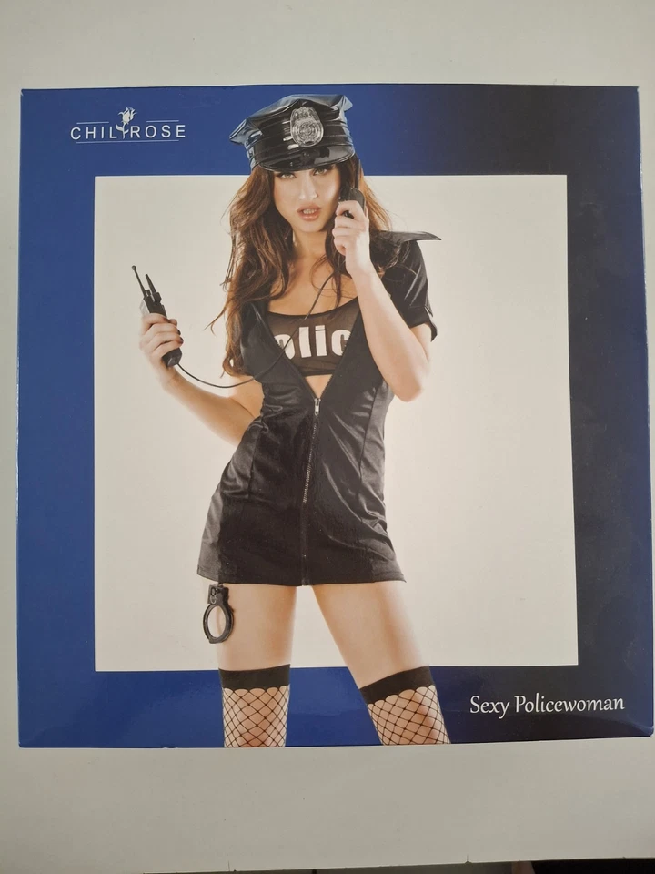 NEUF - Déguisement Policière Sexy by Chilirose - Taille S/M - Jeu de Rôle... - Photo 1/4