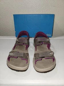 Columbia Techsun III grau lila Sportsandalen Damengröße 7 - Bild 1 von 10