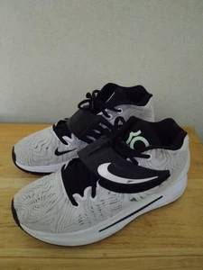 Nike KD 14 TD Kevin Durant Shoes White Black Vapor Green Men's Size 8 DA7850-100 - Picture 1 of 12