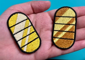 Moneta oro personalizzata FATTA A MANO Pokemon Meowth gatto fortunato ferro su toppa - VENDITORE USA - Foto 1 di 4