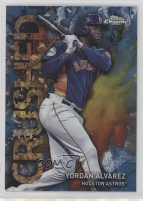 2023 Topps Chrome Update Crushed Yordan Alvarez #C-4 - Image 1 of 2