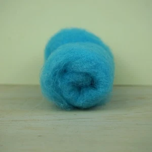 Carded Maori Wool Water 50g for needle and wet felting DHG Wool Batt - Picture 1 of 4