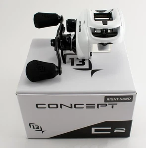 *13 FISHING CONCEPT C GEN II C2-6.8RH 6.8:1 RIGHT HAND BAITCAST REEL - Picture 1 of 4