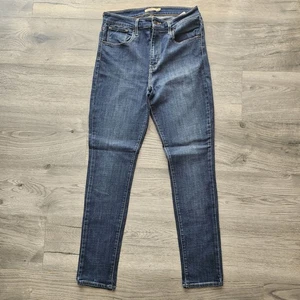 Levi's 721 High Rise Skinny Women's Jeans W31 L30 Blue Wash Great Condition - Picture 1 of 9