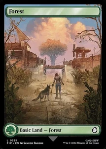 Forest Full-Art Land Foil #325 | PIP Fallout | MTG - Picture 1 of 1