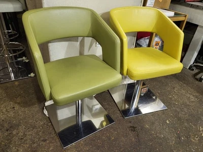 2 X POTOCCO JOLLY ITALIAN SWIVEL STOOLS. (COST NEW OVER £3000!) - Image 1 of 4