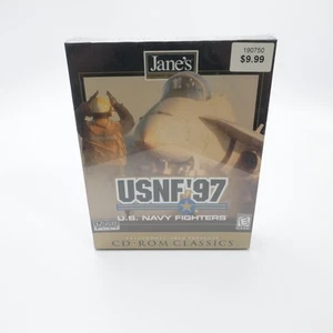 NEW VINTAGE Janes USNF '97 US Navy Fighters CDROM PC Classics Game - Picture 1 of 3