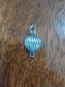 Ciondolo Charm Mongolfiera Argento Sterling 925 MADE IN USA 5/8" - Foto 1 di 2