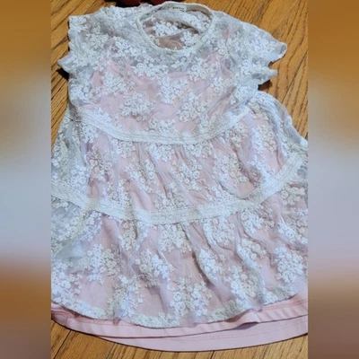 Camiseta sin mangas y encaje niña Monteu | XL niñas se adapta a mujer pequeña A3 Foto 1 de 3