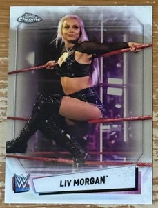 2021 Topps Chrome WWE Liv Morgan Base Card!! - Picture 1 of 2
