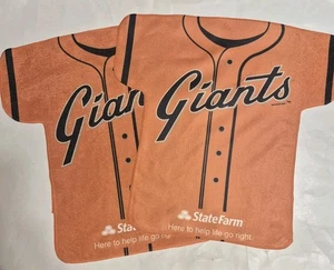 2x Camiseta deportiva promocional naranja de los Gigantes de San Francisco California RALLY TOWEL MLB - Imagen 1 de 3