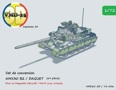 Set de conversion AMX30 B2 / DAGUET- 1/72 - Photo 1/4