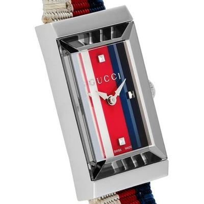 New GUCCI Women s Watch YA147508 G Frame Quartz Battery Multi color x Multi colo - Image 1 of 4
