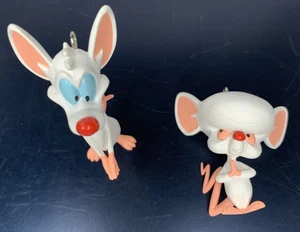 Hallmark Keepsake Ornament 2022 Animaniacs Pinky And The Brain Sin Caja Suelta - Imagen 1 de 10