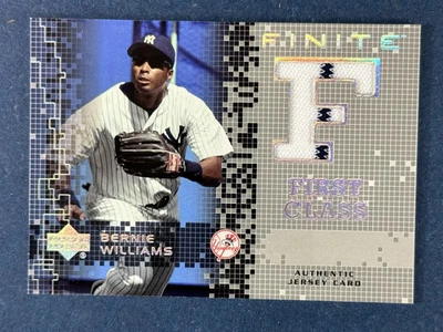 Camiseta Upper Deck Finite First Class 2003 Bernie Williams ¡Yanquis! Foto 1 de 2