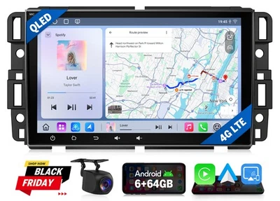 Eonon GMX6S Android 13 8 núcleos coche GPS estéreo CarPlay 4G LTE para GMC Chevy Yukon Foto 1 de 4