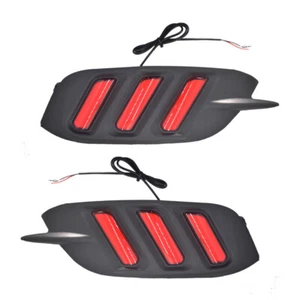 For 2016-20 Honda Civic Civic LX EX Touring Red LED Rear Bumper Tail Brake Light - Picture 1 of 12