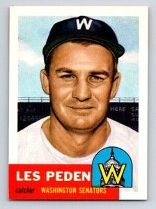 1991 Topps Archives 1953 Les Peden Washington Senators #256