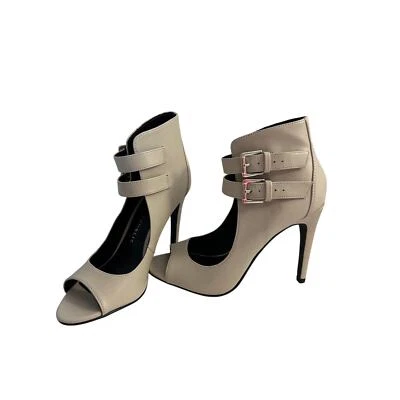 Tacones Rock & Republic de doble correa beige claro para mujer talla 7 Foto 1 de 4