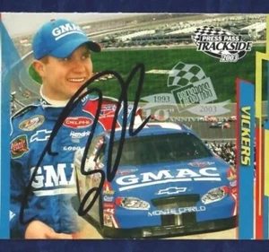 “NASCAR Legend” Brian Vickers Hand Signed Presspass Embossed Trading Card COA - Picture 1 of 3