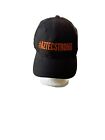 #Aztec Strong Baseball Hat. Adjustable, Black W/Orange Lettering.