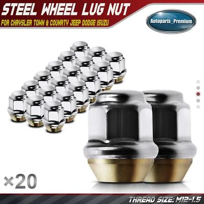 20x Tuerca de rueda delantera y trasera M12-1.50 Dometop para Ram C/V Dodge Ford Acura BMW Foto 1 de 4
