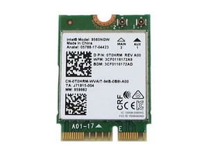 INTEL 9560NGW WIRELESS-AC 9560 DUAL BAND M.2 CNVIO WLAN BT 5.1 WIFI CARD T0HRM - Afbeelding 1 van 2