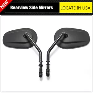 Mirror Relocation Pair 1997-18 Jeep Wrangler TJ JK Universal Black Quick Release - Picture 1 of 12