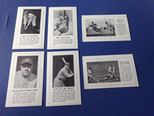 1970 s TCMA 1928 Fro Joy Babe Ruth Reprint Set of 6