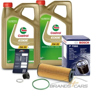 BOSCH ÖLFILTER+10L CASTROL EDGE 5W-30 LL FÜR AUDI A6 4F C6 2.7 3.0 TDI 08- - Bild 1 von 7