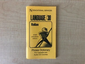 Italian Phrase Book / Dictionary - Pocket Size - by Language/30 - Picture 1 of 2