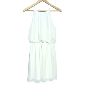 DNA Couture Blouson Kleid Damen Größe M cremeweiß leicht transparent Fee feminin - Bild 1 von 11