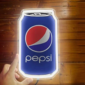 Pepsi Cola Soda Getränkeladen Poster Party Club Silikon LED Neon Schild 12""x7"" G1 - Bild 1 von 4
