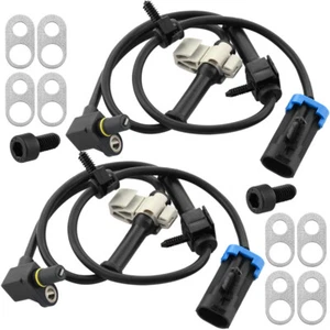 Front Wheel ABS Speed Sensor Pair For Chevy Express Savana 4500 3500 2500 A4 - Foto 1 di 5