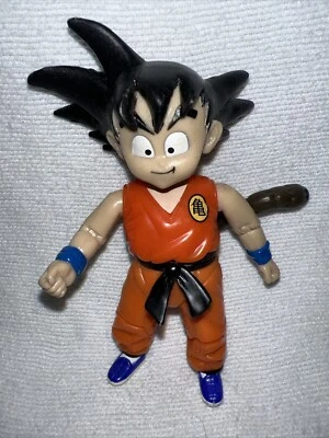 Dragon Ball Z Kid Goku 2003 Jakks Pacific Action Figure (WITH TAIL) Orange Gi - Image 1 of 4