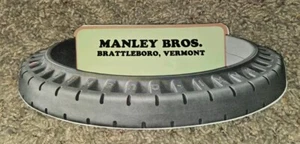 1930s Maxi Cushion Tires Ink Blotter Ad Manley Bros Brattledoro Vermont - Picture 1 of 2