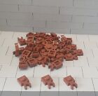 40 Brown 1x1 LEGO Plates With Clip Genuine And Unused FREE POSTAGE