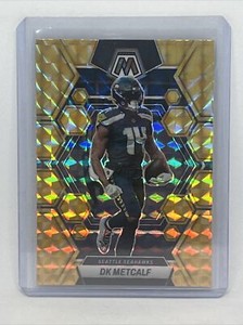 Seattle Seahawks - DK Metcalf - 2023 Panini Mosaic - Yellow Reactive Prizm