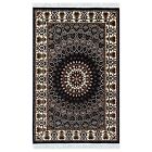Amma Carpets Handmade Knotted Wool Rug Blue 4X6 Feet Traditional Gumbad
