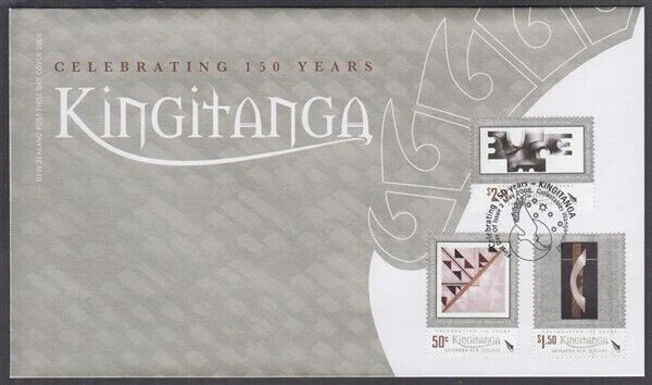 New Zealand - 2008 First Day Cover - Kingitanga - Set of 3 Sheet Stamps - Image 1 of 1