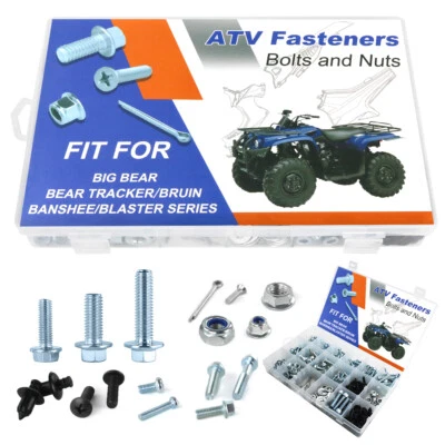 Kit de pernos de carenado de carrocería de plástico apto para Yamaha YFM25XS Bear Tracker 2004-2006 Foto 1 de 4