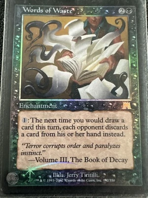 Words of Waste Onslaught Foil #0182 LP Magic The Gathering - Image 1 of 4