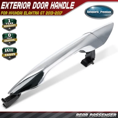 Manija de puerta exterior trasera derecha para Hyundai Elantra GT 2013 2014 2015 2016 2017 Foto 1 de 4