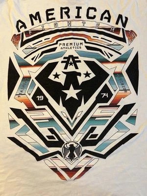 Camiseta de manga corta American Fighter XL blanca Firebird grunge vintage para hombre Foto 1 de 4