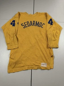 VTG Sedarmoc Jersey Mens M Fraternity Raglan Baseball Cut True VTG 60s Russell - Picture 1 of 15