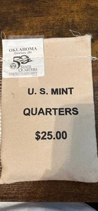 2008 Oklahoma D State Quarter - BU - Uncirculated $25.00 Mint Bag - Picture 1 of 1