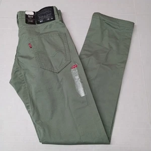 Levi's 511 Slim Fit Jeans Men's 29x32 Green Stretch Slim From Hip To Ankle - Picture 1 of 8