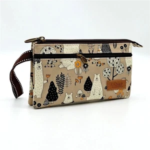 Large Capacity Cosmetic Bag Cartoon Animals Coin Bag New Storage Bag Female - Picture 1 of 21